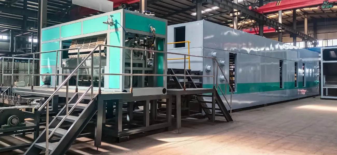 Egg Tray Machine with Metal Drying System