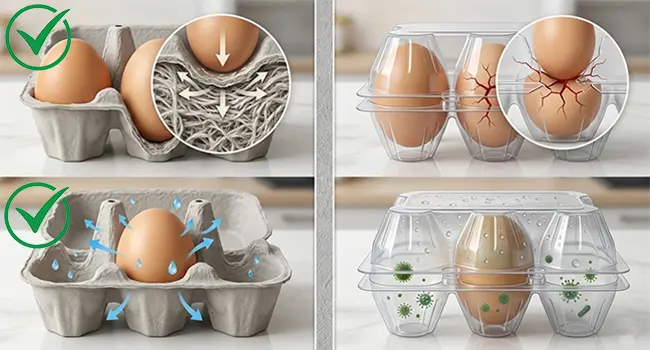 Paper Egg Trays vs Plastic Egg Trays