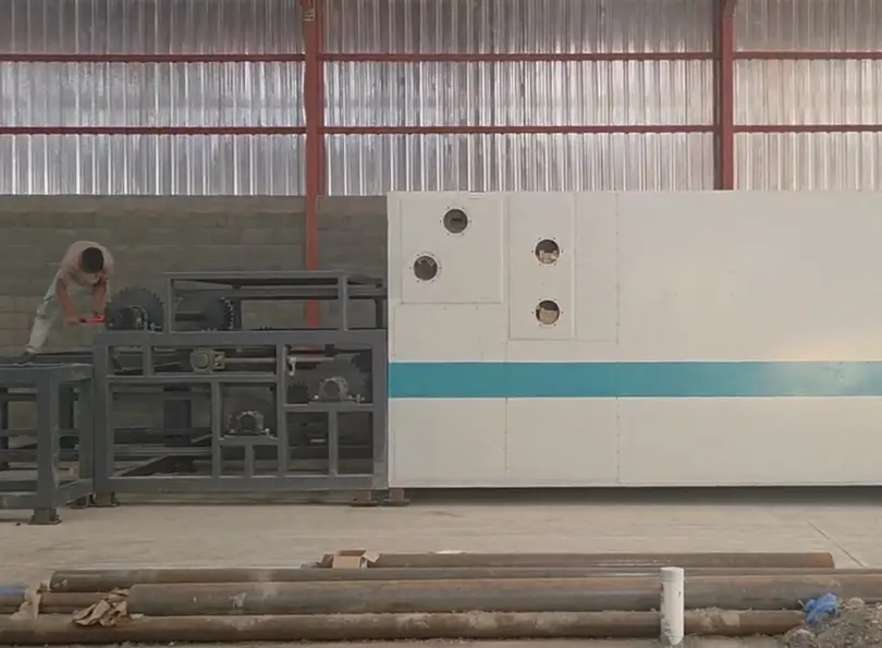 Saudi Arabia BTF4-8 Egg Tray Machine with Metal Dryer