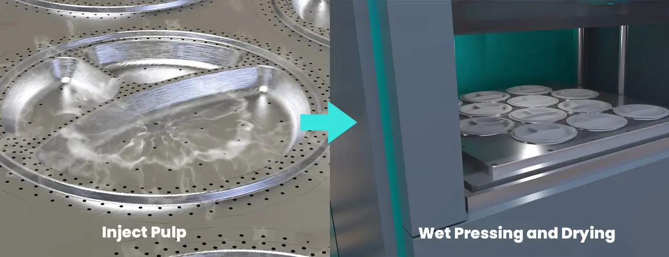 Wet Press Technology for Tableware