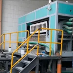 BTF5-8 Egg Tray Machine Project in Uzbekistan
