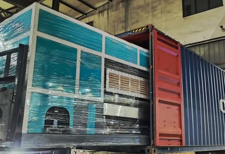 5000-5500 pcsh Egg Tray Machine Shipped to Latin America