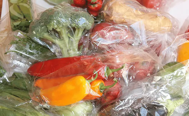 Plastic Packing for Vegetables
