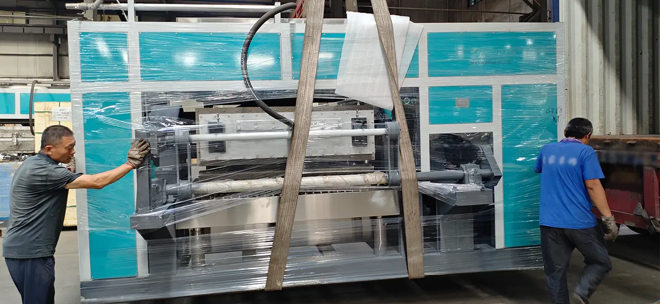 4,000 pcsh Egg Tray Plant is Packed and on Its Way to Georgia