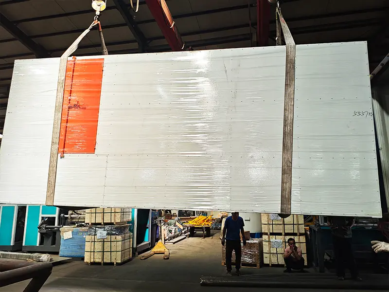 Metal Drying Line for BTF4-8 Egg Tray Machine in Grorgia
